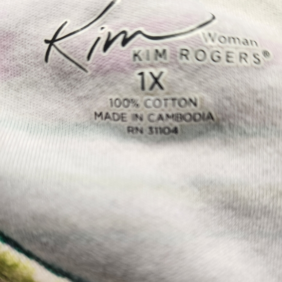 Kim Rogers Women's Short Sleeve Crew Neck Fashion T-Shirt various colors - Picture 6 of 8